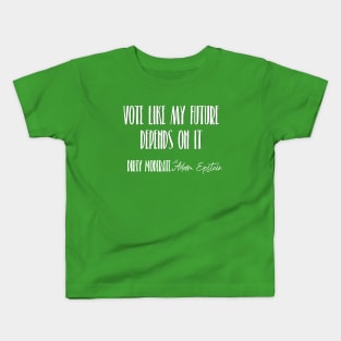 Vote Like My Future -Kids front only Kids T-Shirt